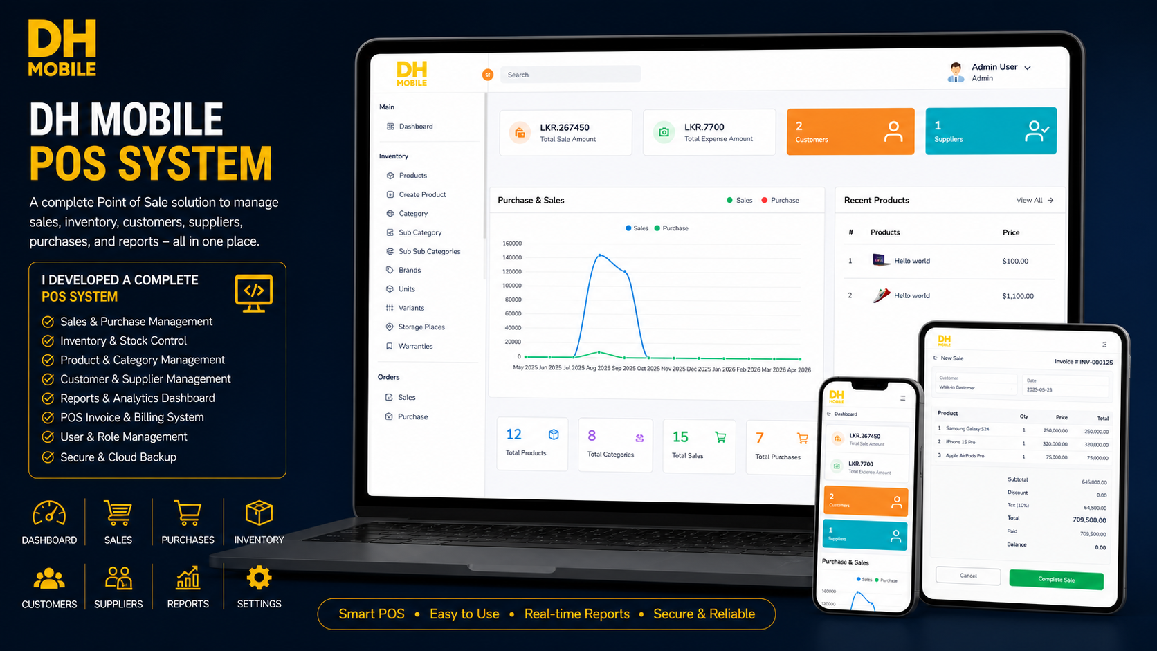 DH Mobile POS System
